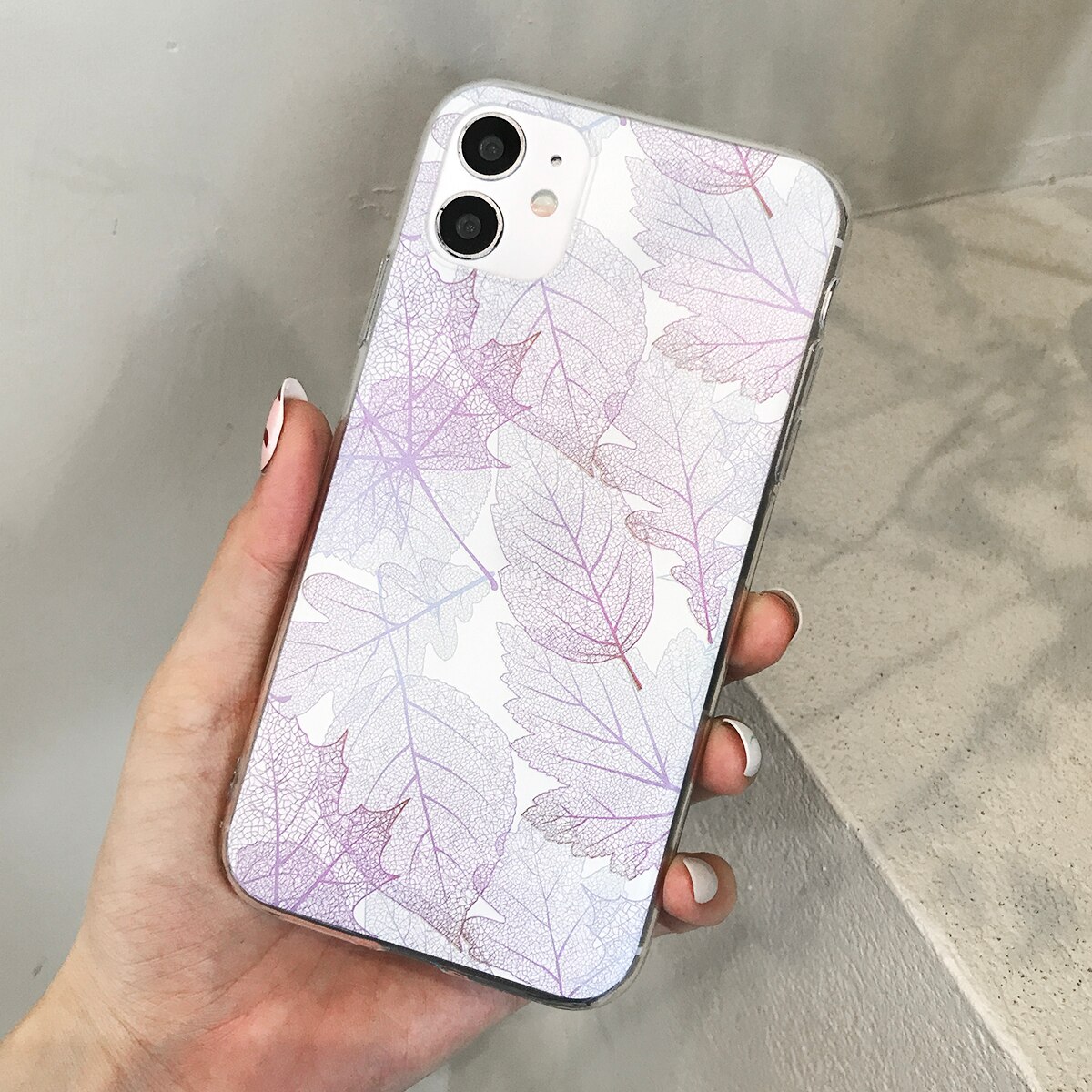 Силиконовый чехол "Vintage Flower" №5 для iPhone 12 Pro / 12