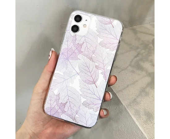 Силиконовый чехол "Vintage Flower" №5 для iPhone 12 Pro / 12