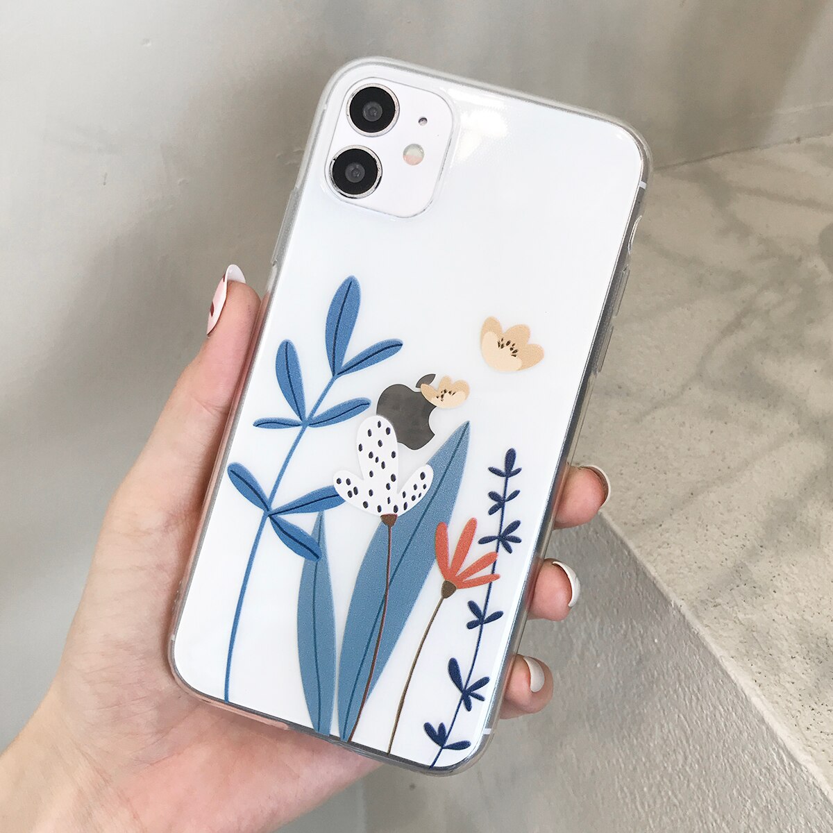 Силіконовий чохол "Vintage Flower" №8 для iPhone 12 Pro / 12