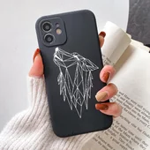 Силиконовый чехол "Max Shell" Wolf для iPhone 12