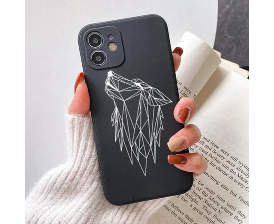 Силиконовый чехол "Max Shell" Wolf для iPhone 12