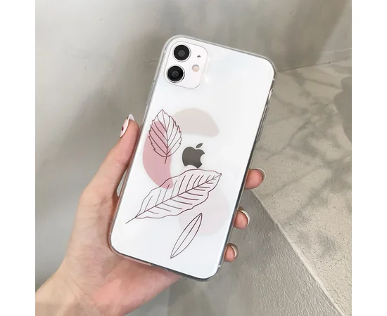 Силиконовый чехол "Vintage Flower" №1 для iPhone 12 Pro / 12
