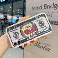 Силиконовый чехол "Dollars" Губка Боб для iPhone 12