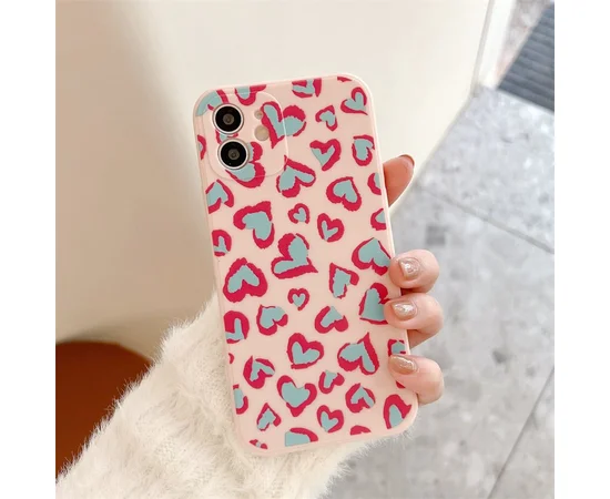 Силіконовий чохол "Pink Love" рожевий для iPhone 12
