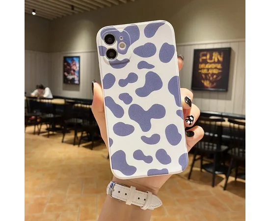 Силіконовий чохол "Leo" фіолетовий для iPhone 12