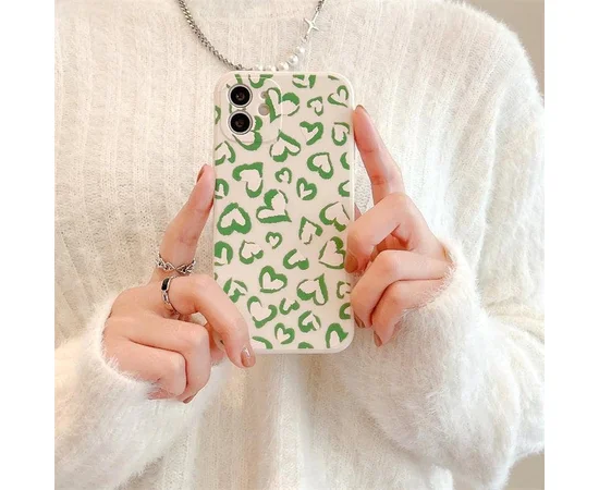 Силіконовий чохол "Pink Love" пудровий для iPhone 12