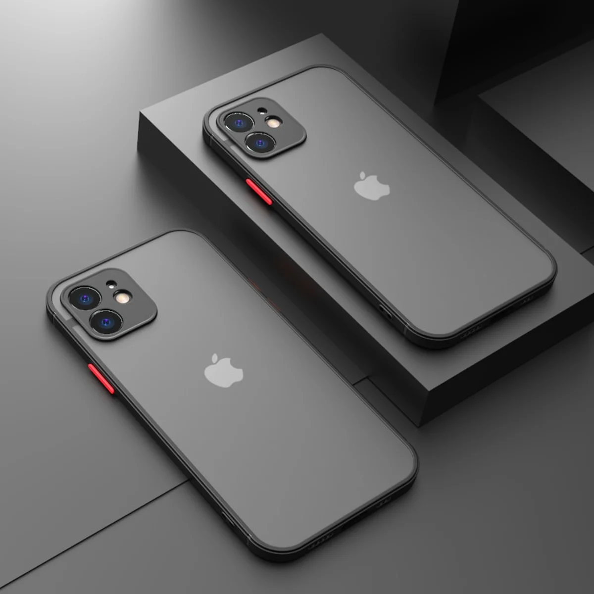 Силиконовый чехол "Armor Matte Cover" для iPhone 12 Черный
