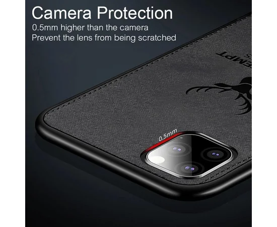 Силіконовий чохол "DEER" чорний для iPhone 13 Pro