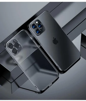 Силіконовий "Royal style" чорний чохол для iPhone 12 Pro