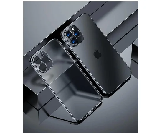 Силиконовый "Royal style" черный чехол для iPhone 12 Pro