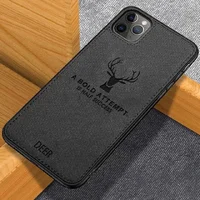 Силиконовый чехол "DEER" черный для iPhone 13 Pro