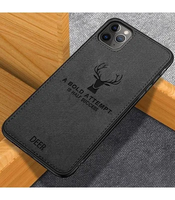 Силіконовий чохол "DEER" чорний для iPhone 13 Pro
