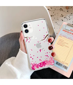 Силиконовый чехол "Flowers" №1 для iPhone 12 Pro / 12