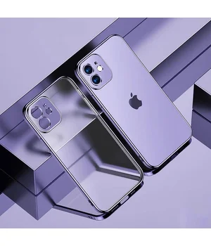 Силиконовый "Royal style" фиолетовый чехол для iPhone 12 Силиконовый "Royal style" фиолетовый чехол для iPhone 12