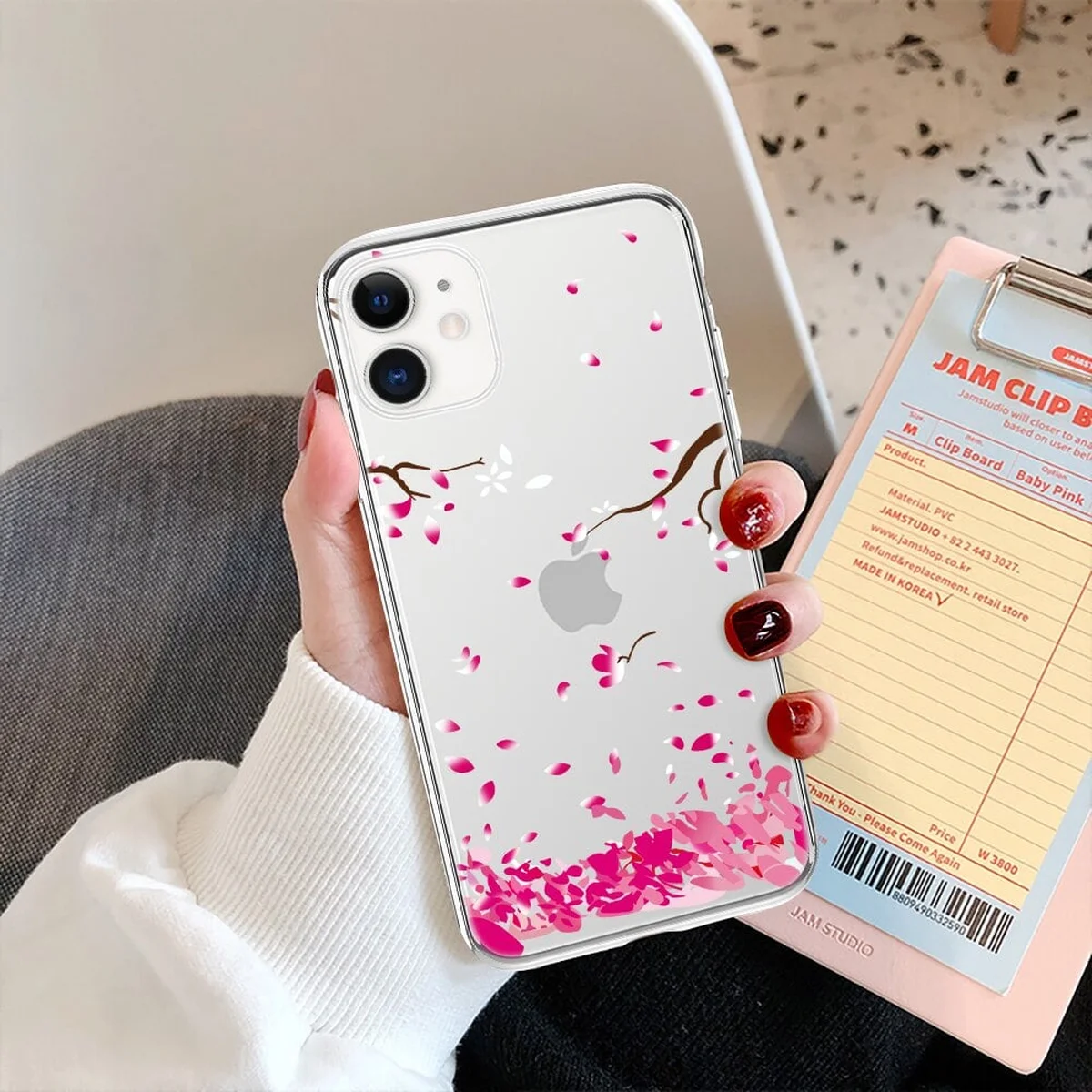 Силіконовий чохол "Flowers" №1 для iPhone 12 Pro / 12