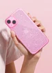 Силиконовый чехол "Bling Sparkle" розовый для iPhone 13