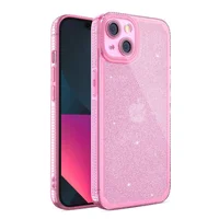Силиконовый чехол "Bling Sparkle" розовый для iPhone 13