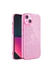 Силиконовый чехол "Bling Sparkle" розовый для iPhone 13