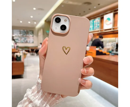 Силиконовый чехол "Love Heart" №2 для iPhone 13