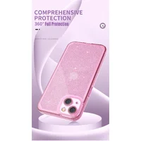 Силиконовый чехол "Bling Sparkle" розовый для iPhone 13
