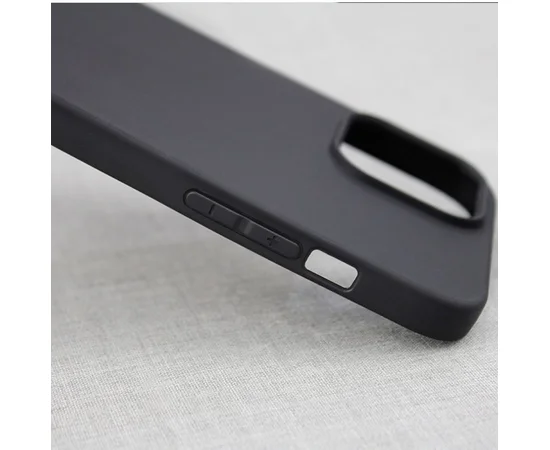 Чохол "Matt" силіконовий для iPhone 13 Pro Max чорний
