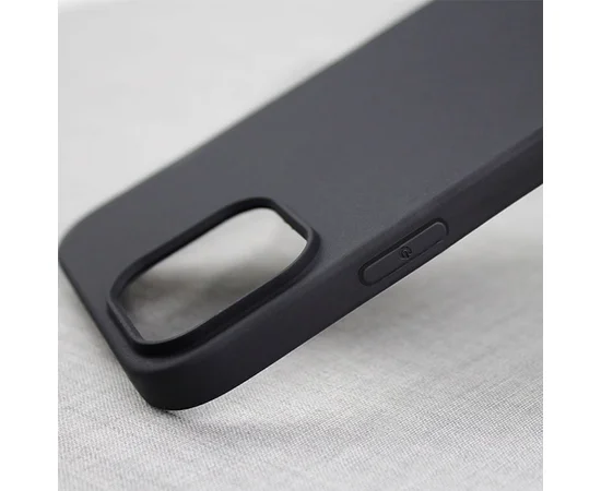 Чохол "Matt" силіконовий для iPhone 13 Pro Max чорний