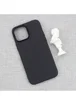 Чохол "Matt" силіконовий для iPhone 13 Pro Max чорний