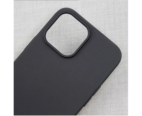 Чохол "Matt" силіконовий для iPhone 13 Pro Max чорний