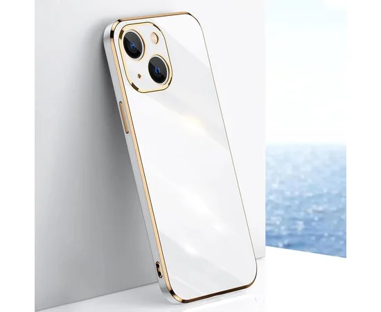 Силиконовый чехол "XINLI" белый для iPhone 13