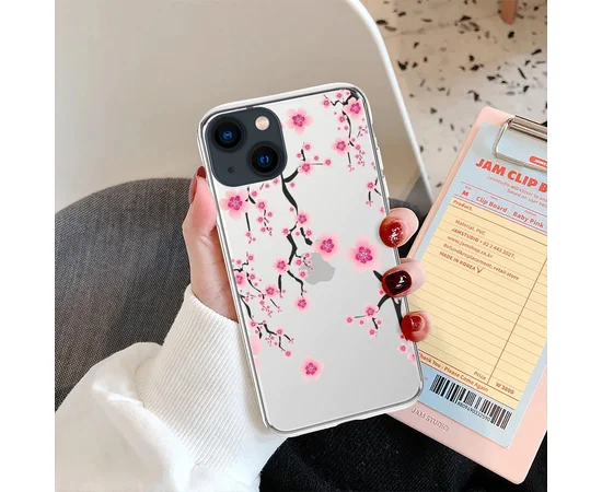 Силіконовий чохол "Flowers" №2 для iPhone 13