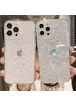 Силиконовый чехол "Bear Diamond" для Apple iPhone 12 Pro Прозрачный