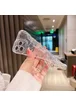 Силиконовый чехол "Bear Diamond" для Apple iPhone 12 Pro Прозрачный