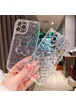 Силиконовый чехол "Bear Diamond" для Apple iPhone 12 Pro Прозрачный