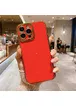 Силиконовый чехол "Enhanced Gold Plated" для iPhone 13 Pro Max Красный