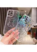 Силіконовий чохол "Bear Diamond" для Apple iPhone 12 Pro Прозорий