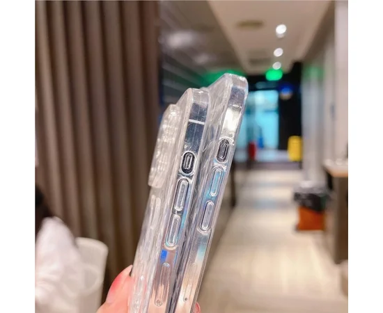 Силіконовий чохол "Bear Diamond" для Apple iPhone 12 Pro Прозорий