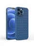 Силіконовий чохол "Weaving" синій для iPhone 12 Pro Max