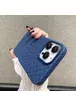 Силіконовий чохол "Weaving" синій для iPhone 13 Pro Max