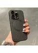 Силиконовый чехол "Ribbed Matte" with MagSafe для Apple iPhone 13 Pro Max Черный