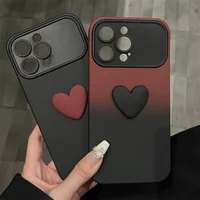 Силиконовый чехол "Black Heart" для iPhone 14 Pro Max Черный