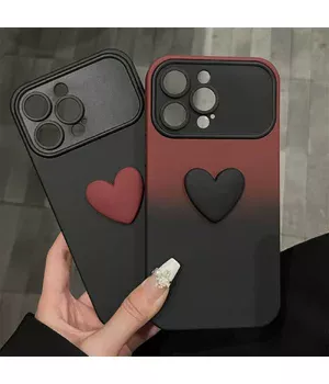 Силіконовий чохол "Black Heart" для iPhone 16 Pro Max Чорний