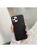 Силиконовый чехол "Weaving" черный для iPhone 12 Pro Max
