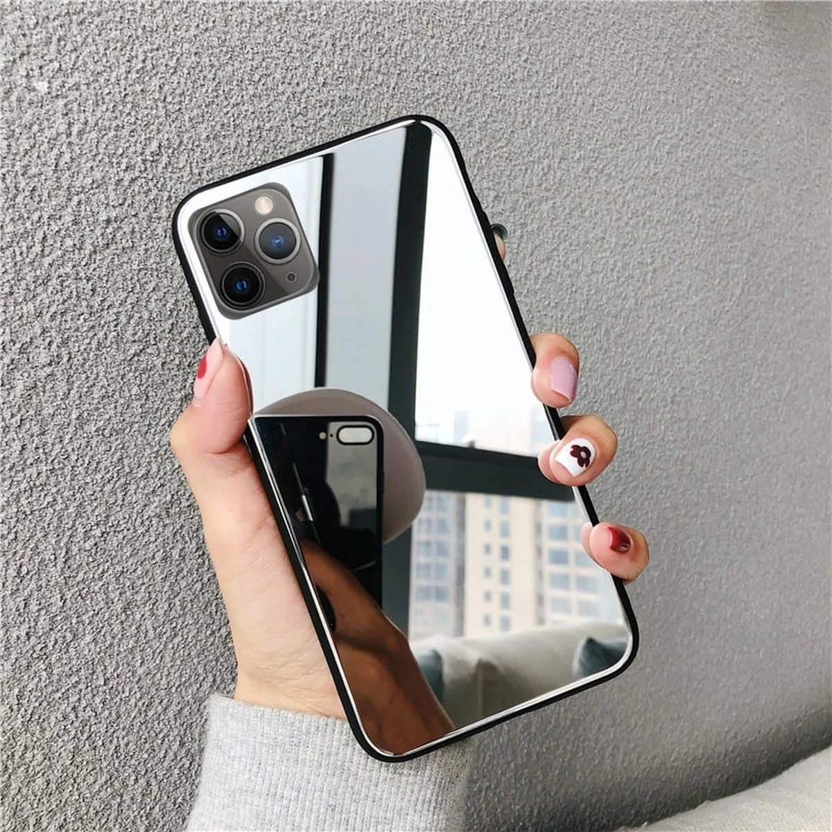 Силиконовый чехол "Full Mirror" для iPhone 12 Pro / 12