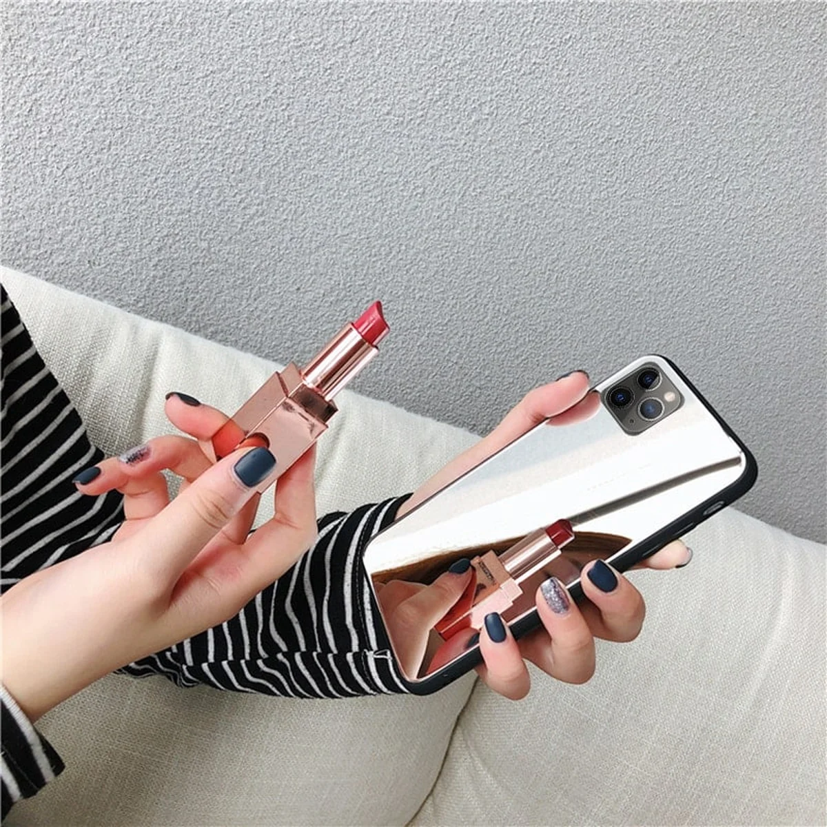 Силиконовый чехол "Full Mirror" для iPhone 12 Pro / 12