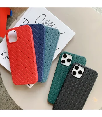 Силіконовий чохол "Weaving" червоний для iPhone 13 Pro Max