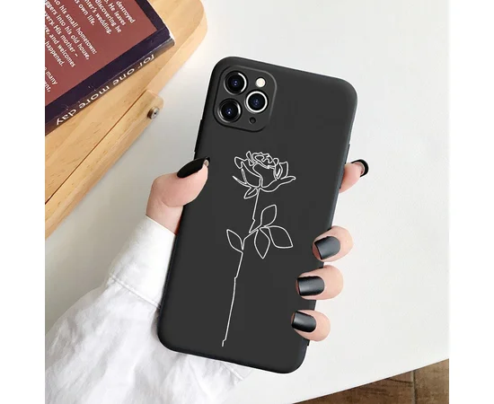 Силиконовый чехол "Max Shell" Rose для iPhone 13 Pro
