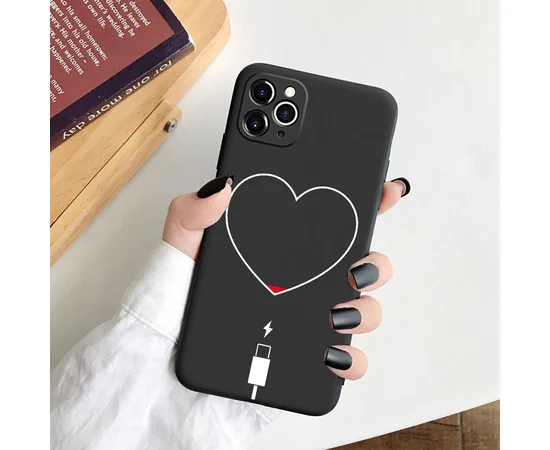 Силіконовий чохол "Max Shell" Heart charger для iPhone 13 Pro