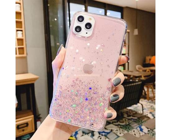 Силіконовий чохол "Brilliant Shine" рожевий для iPhone 13 Pro