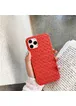 Силиконовый чехол "Weaving" красный для iPhone 13 Pro Max