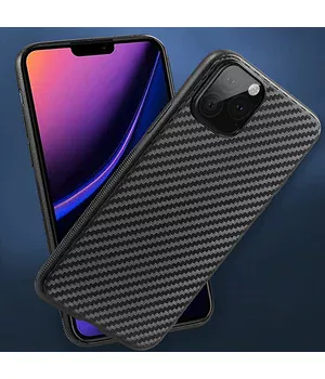 Силиконовый чехол "Carbon Fiber" черный для iPhone 13 Pro Max Силиконовый чехол "Carbon Fiber" черный для iPhone 13 Pro Max